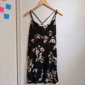 Garage Floral Cross-straps Dress
